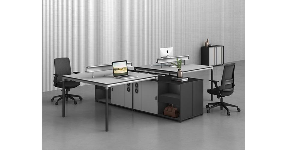 帶密碼鎖屏風辦公桌_對向雙人屏風辦公桌-上海品源辦公家具工廠_材質